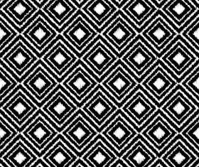 Seamless black with white art pattern vector 02