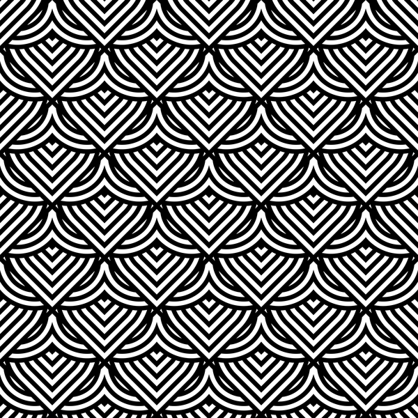 Seamless black with white art pattern vector 09
