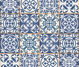 Seamless classical decorative pattern vector 01