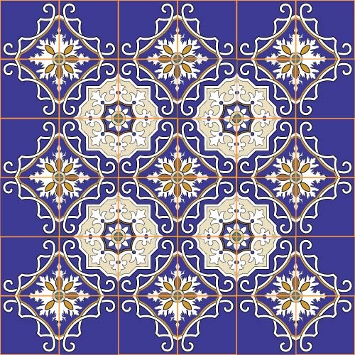 Seamless classical decorative pattern vector 03