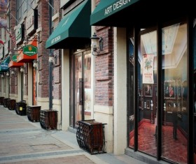 Shop on the street Stock Photo