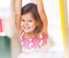 Smiling little girl Stock Photo