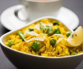 Spicy fried rice Stock Photo