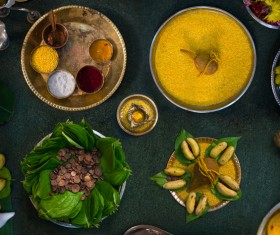 Tasty autumn food Stock Photo 11