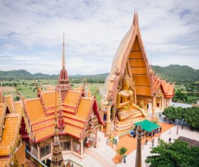 Thai Buddhist temple Stock Photo