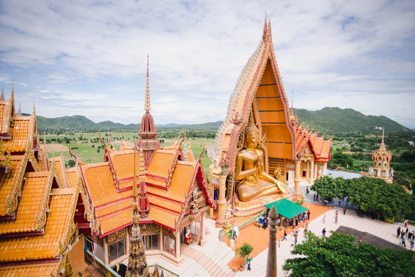 Thai Buddhist temple Stock Photo