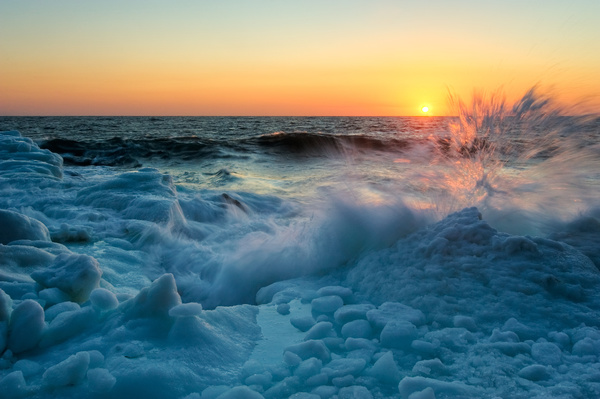 The cold Arctic Ocean Stock Photo 03