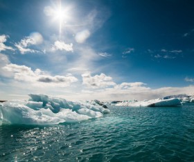 The cold Arctic Ocean Stock Photo 04