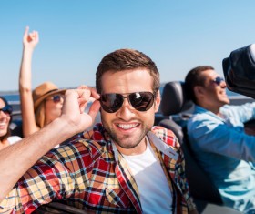 Travel with friends Stock Photo 02