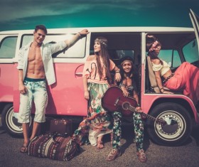 Travel with friends Stock Photo 03