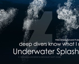 Underwater Bubbles Photoshop Brushes
