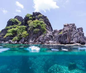 Underwater world of tropical islands Stock Photo 03