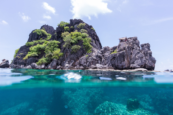 Underwater world of tropical islands Stock Photo 03