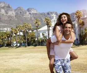 Vacation vacation couple Stock Photo 09