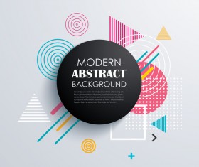 Vector modern abstract background material 01