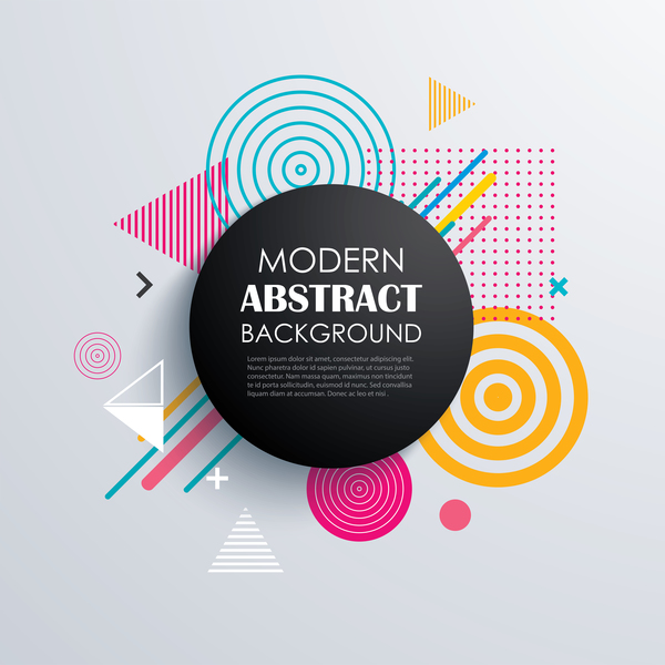 Vector modern abstract background material 03