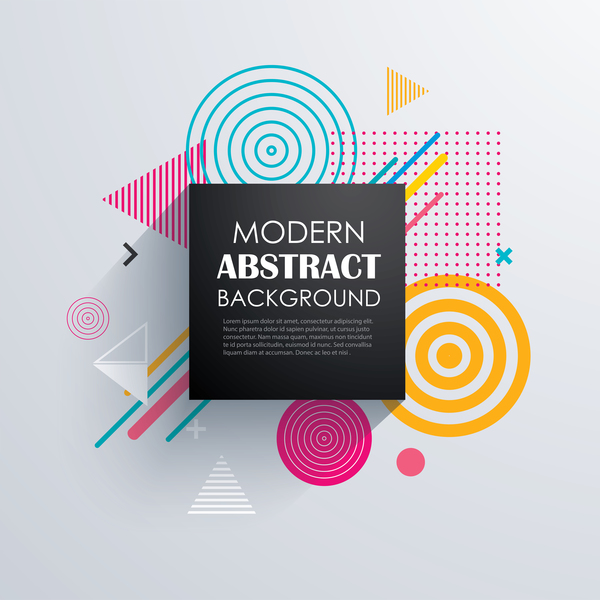 Vector modern abstract background material 04