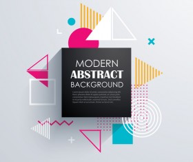 Vector modern abstract background material 05