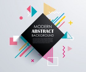 Vector modern abstract background material 07