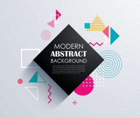 Vector modern abstract background material 08