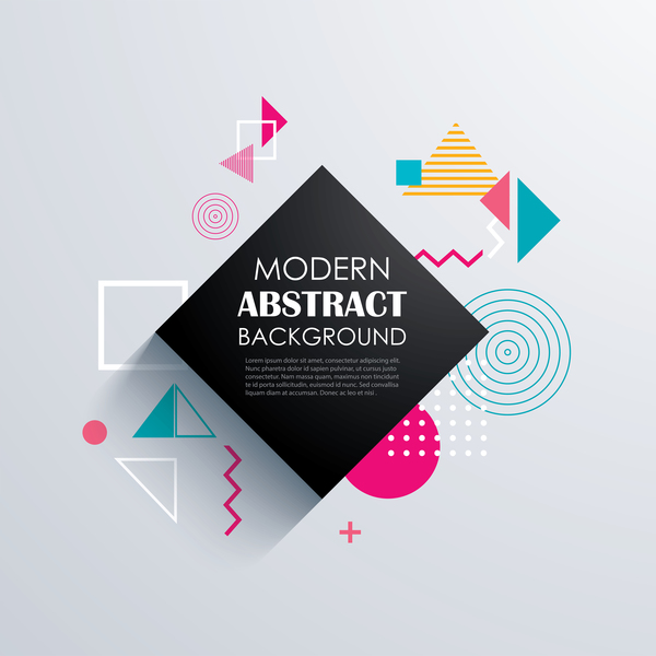 Vector modern abstract background material 08