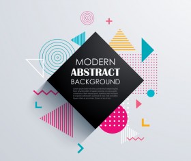 Vector modern abstract background material 09