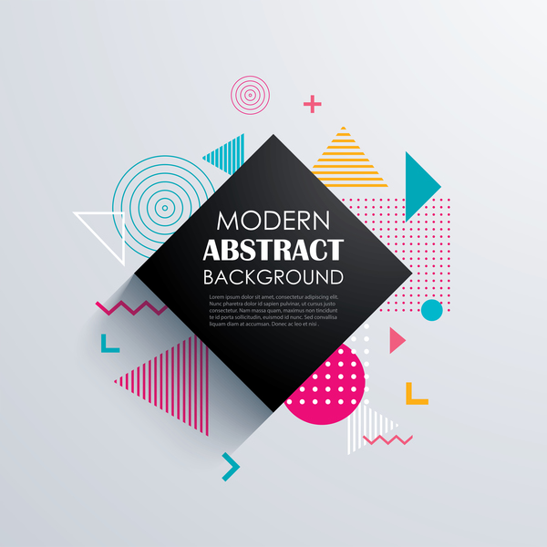 Vector modern abstract background material 09