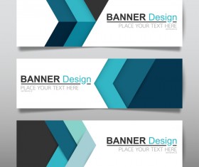 Vector set of modern banners template design 01