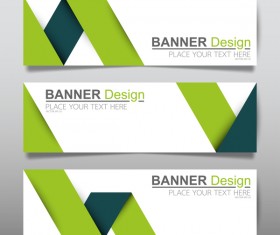 Vector set of modern banners template design 04