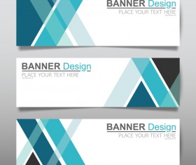 Vector set of modern banners template design 05