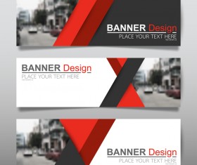 Vector set of modern banners template design 11