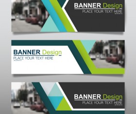 Vector set of modern banners template design 14