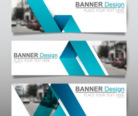 Vector set of modern banners template design 15