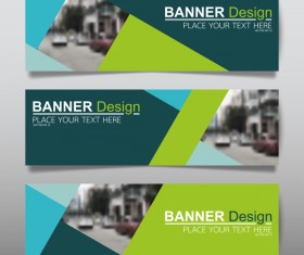 Vector set of modern banners template design 16