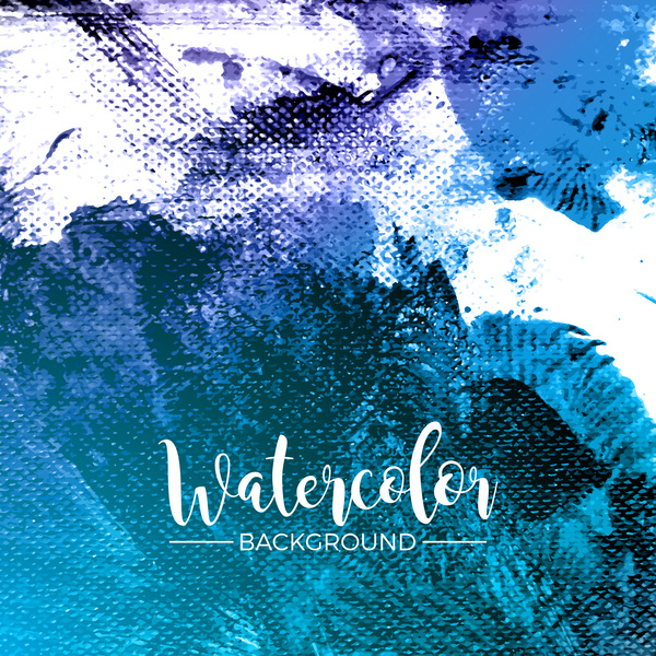 Watecolor textured background vector 02