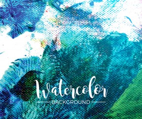 Watecolor textured background vector 04