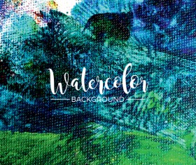 Watecolor textured background vector 05