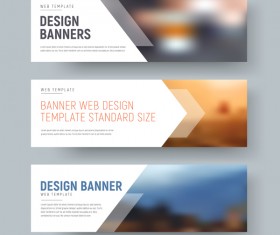 Web banners shapes vector material 03