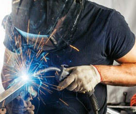 Welding professional worker Stock Photo 01