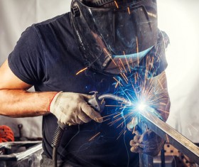 Welding professional worker Stock Photo 02