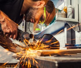 Welding professional worker Stock Photo 06