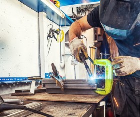 Welding professional worker Stock Photo 08