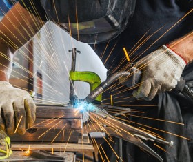 Welding professional worker Stock Photo 09