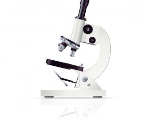 White microscope vector material