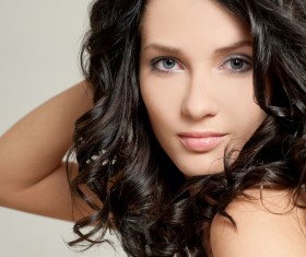 Young girl close-up Stock Photo 01