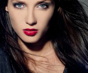 Young girl close-up Stock Photo 02