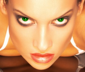 Young girl close-up Stock Photo 07