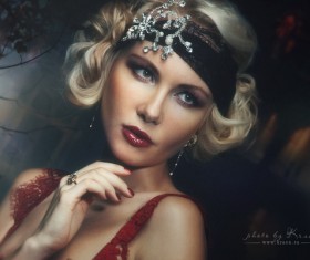 Young girl close-up Stock Photo 22