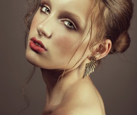 Young girl close-up Stock Photo 23