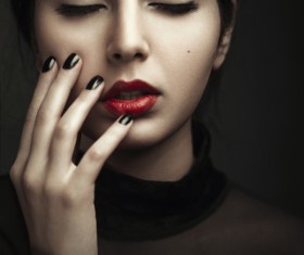 Young girl close-up Stock Photo 28